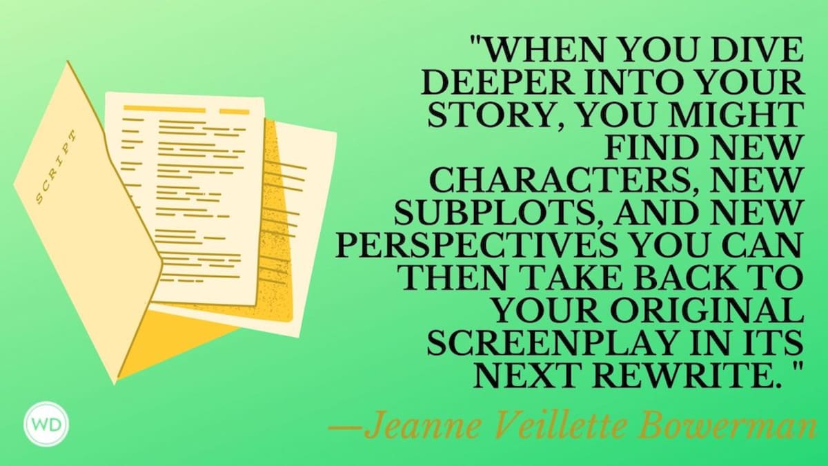 Write your screenplay, tv pilot script, short film or story by