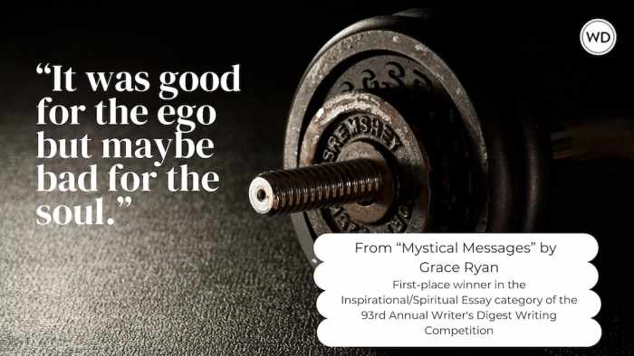 Writer's Digest 93rd Annual Competition Inspirational/Spiritual Essay ...