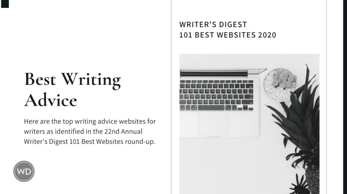 best writing advice websites