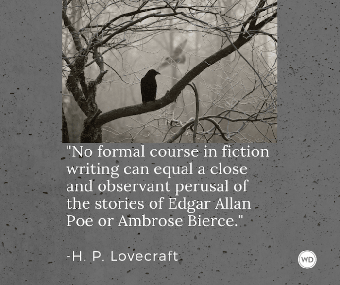 10 H P Lovecraft Quotes For Writers And About Writing Writers Digest