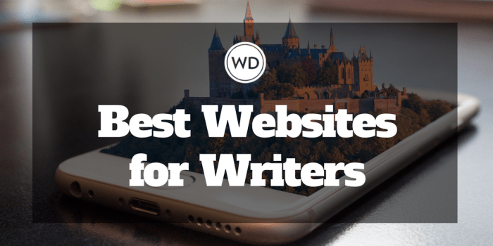 websites for writers to post their work