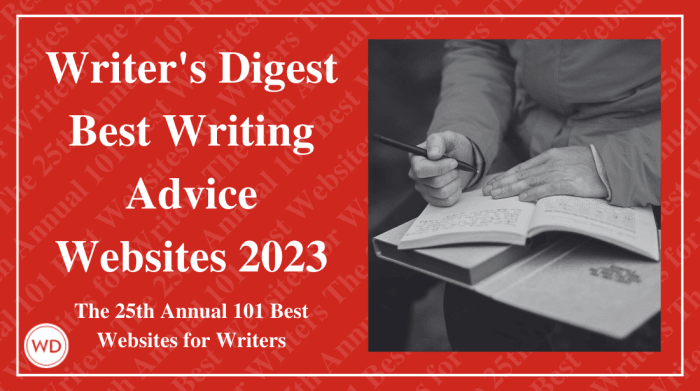 best writing advice websites