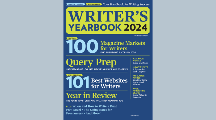 Announcing The 2024 Writer S Yearbook Writer S Digest   Writers Yearbook 2024 