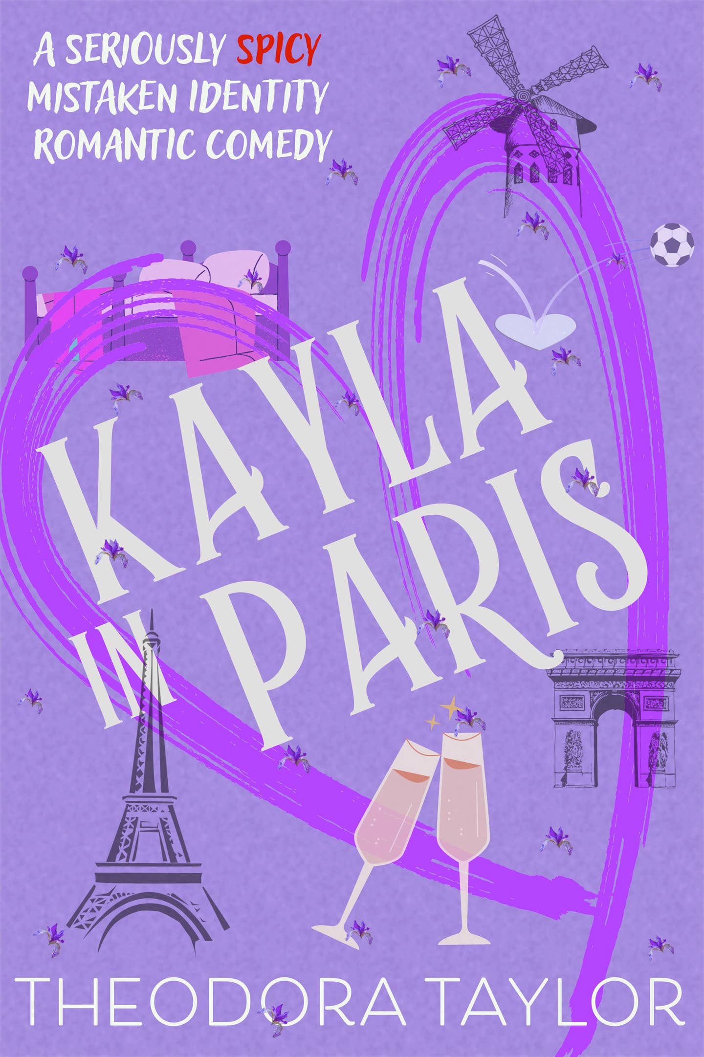 Cover of romance novel Kayla in Paris by Theodora Taylor