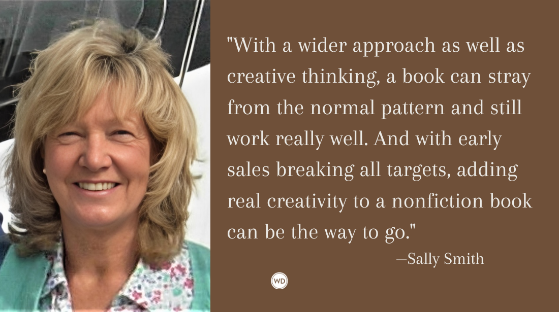 Author Sally Smith photo with quote