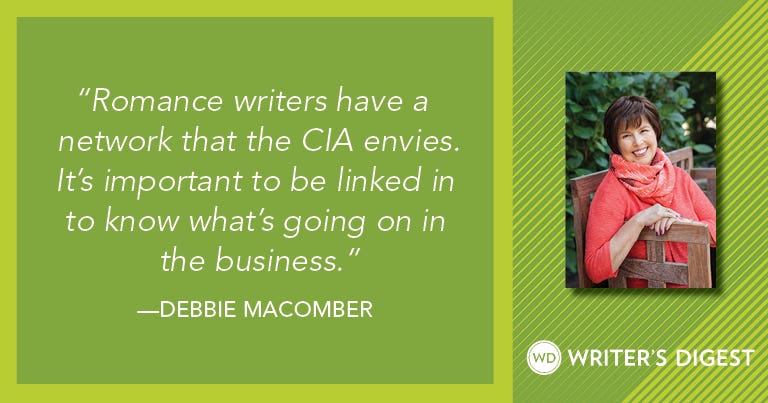 Debbie Macomber on Writing Romance: “I’ve never felt alone”